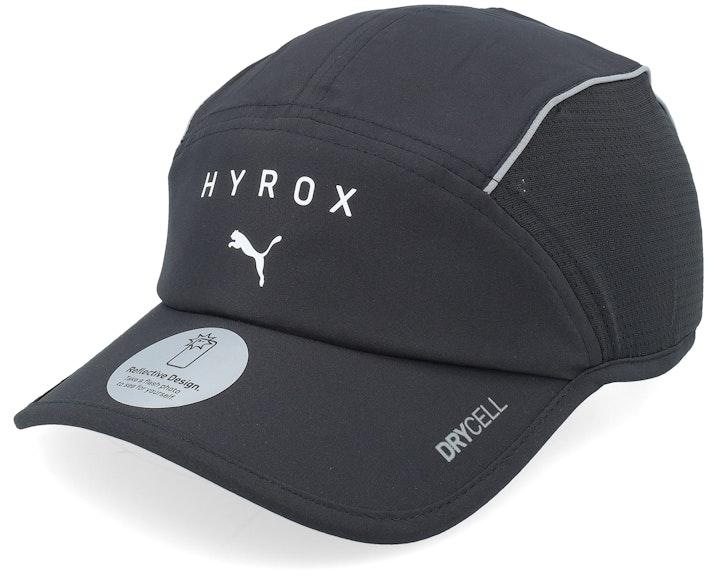 Lightweight Runner Cap Black 5-Panel