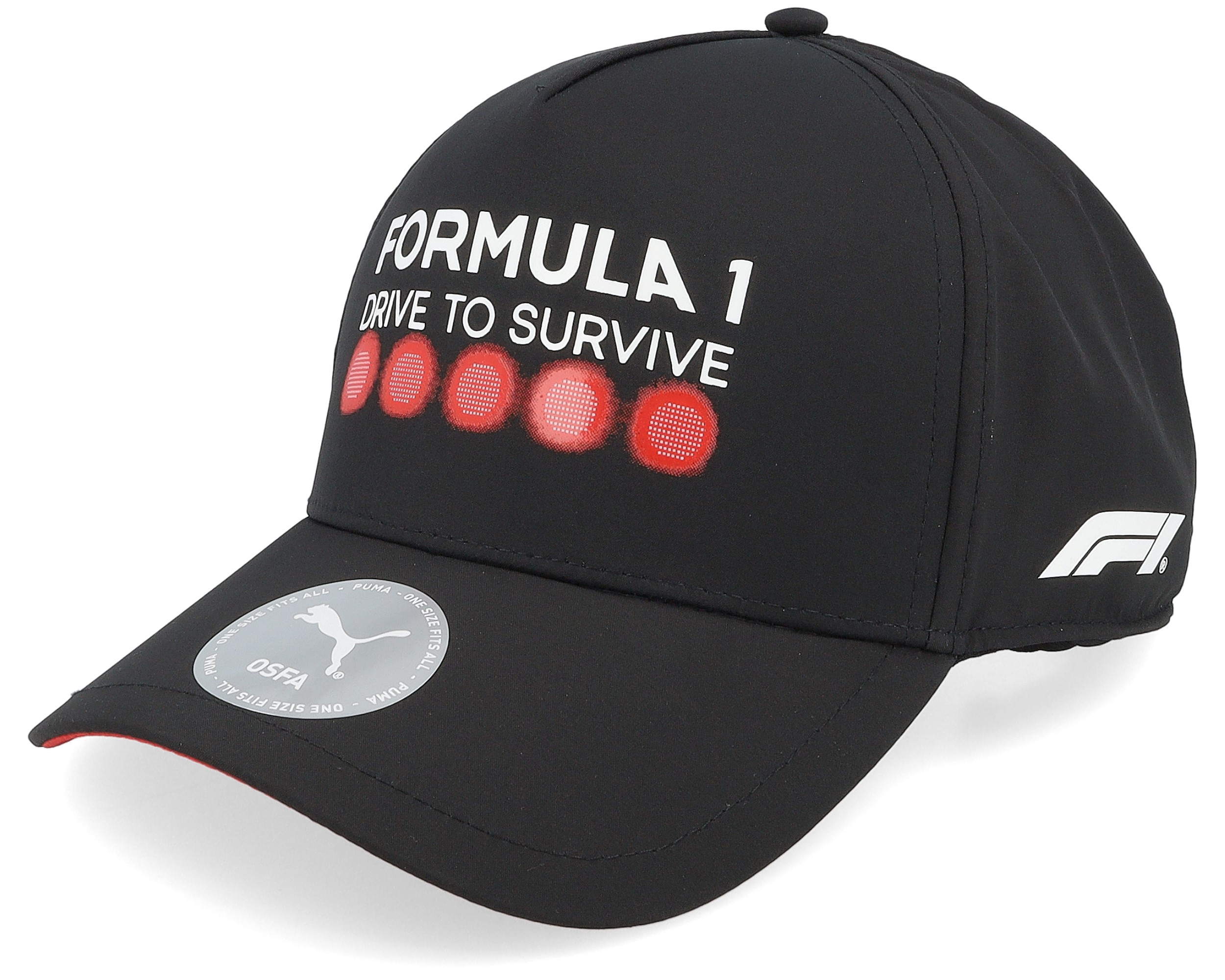 F1 Logo Drive To Survive Puma Black A-Frame Adjustable