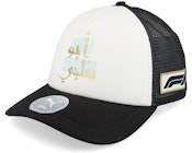 F1 Logo 25 Race Special Abu Dhabi Puma White/Black A-frame Trucker