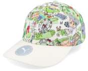 Players Edition Cap Frosted Ivory All Over Print Dad Cap