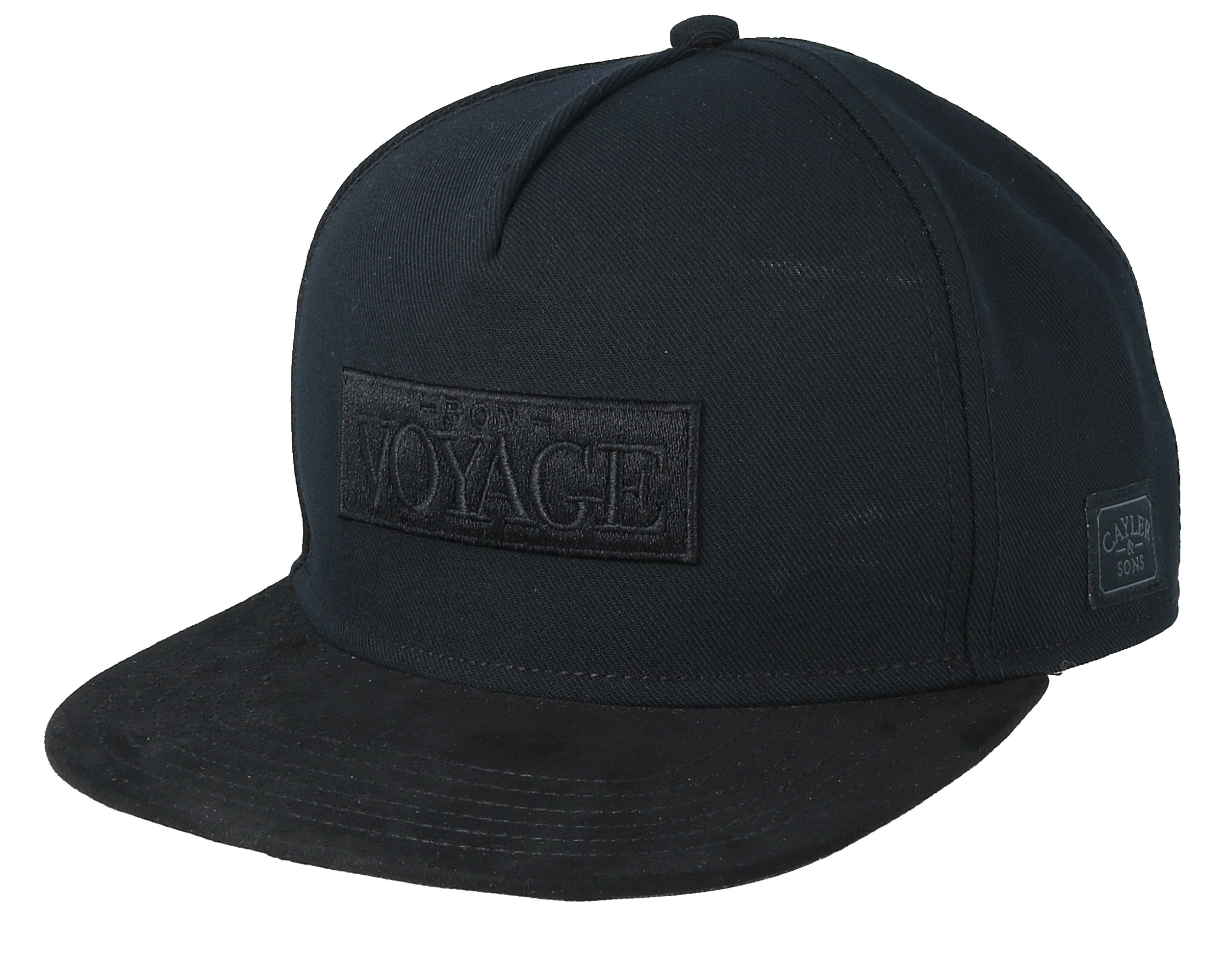 ★国内在庫/即発可*CAYLER&SONS*VOYAGE-BOXロゴ刺繍キャップ/N★ Box Voyage Black/Mc Snapback - Cayler & Sons | Hatstoreworld.com