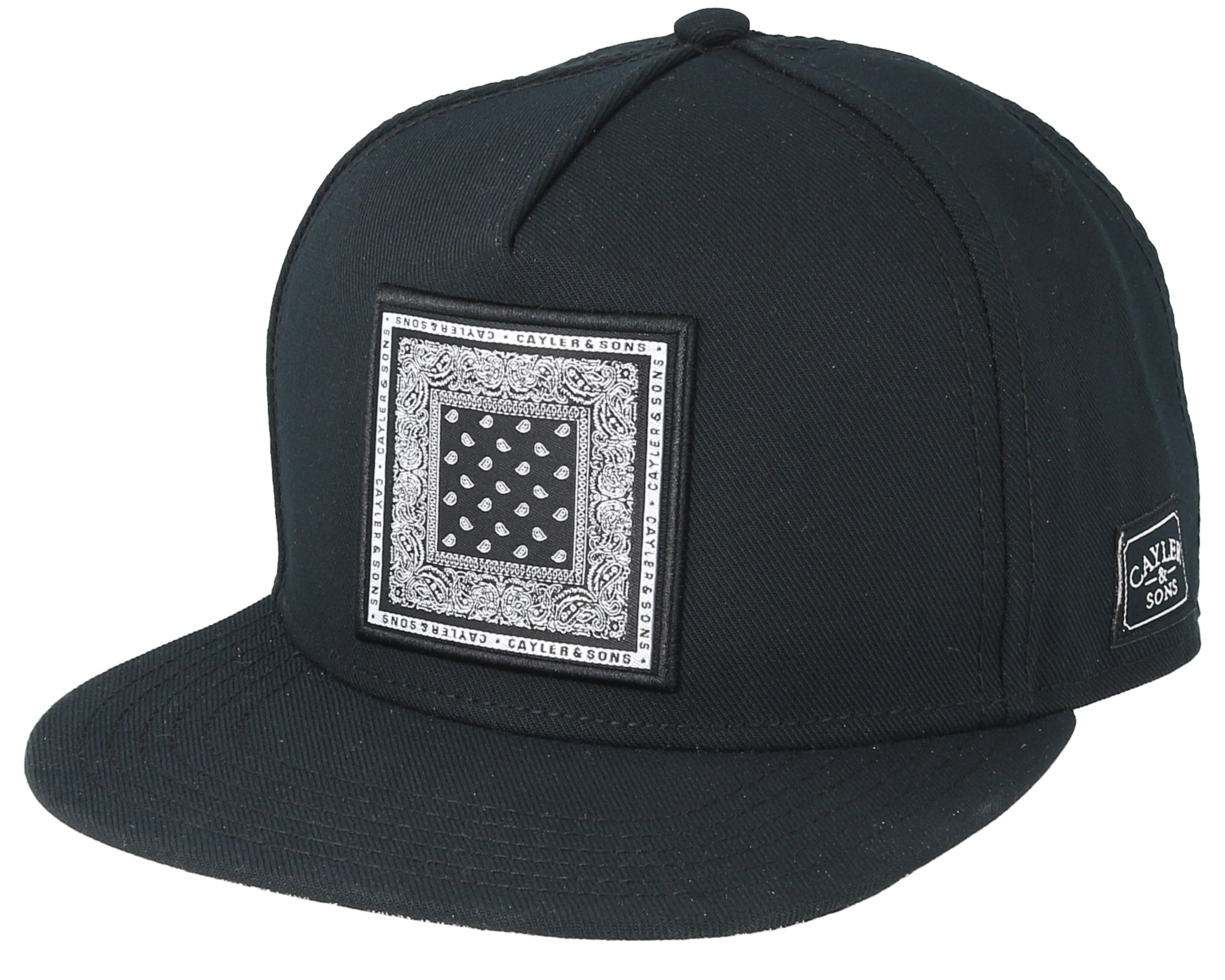 キャップ Bandanarama ☆ CAYLER & SONS Bandanarama Black/White Snapback - Cayler & Sons | Hatstore.ae