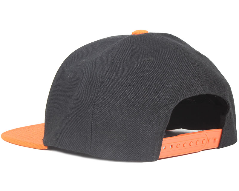 black orange snapback