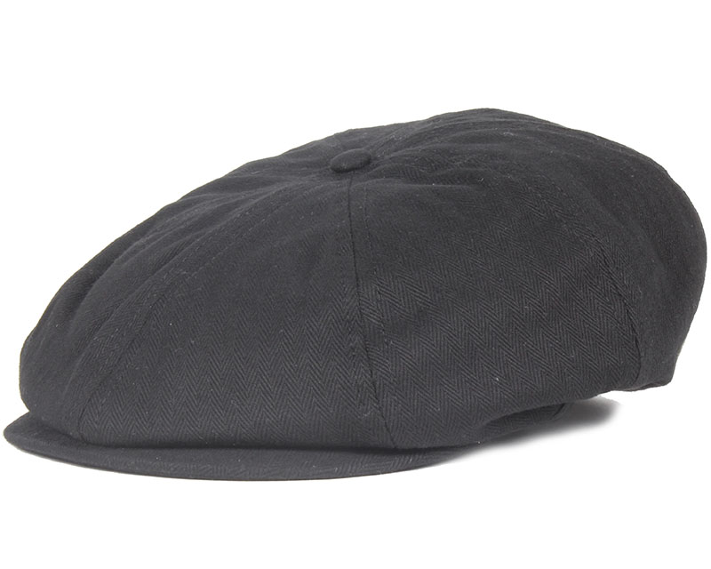 Caps UTGATT-Brood Black Flat Cap - Brixton