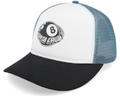 Winkowski Eighth Planet Mesh Black/White/Blue A-Frame Trucker
