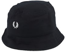 Pique Hat Black/Snowwhite Bucket - Fred Perry