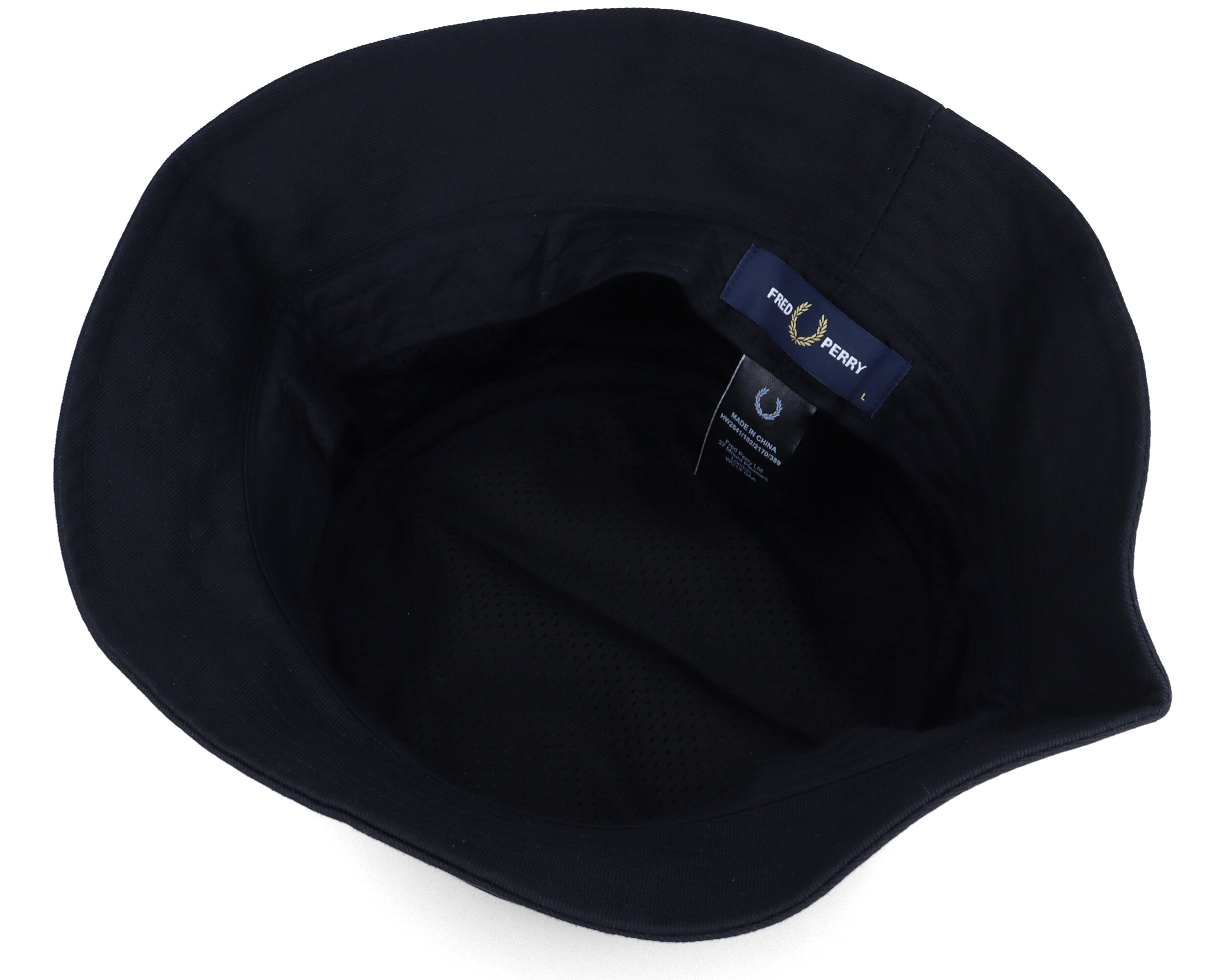 Brand Twill Hat Black Bucket - Fred Perry