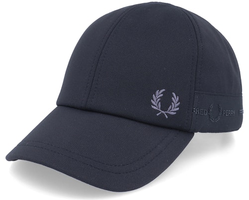 Tonal Tape Tricot Cap Black Dad Cap - Main Image