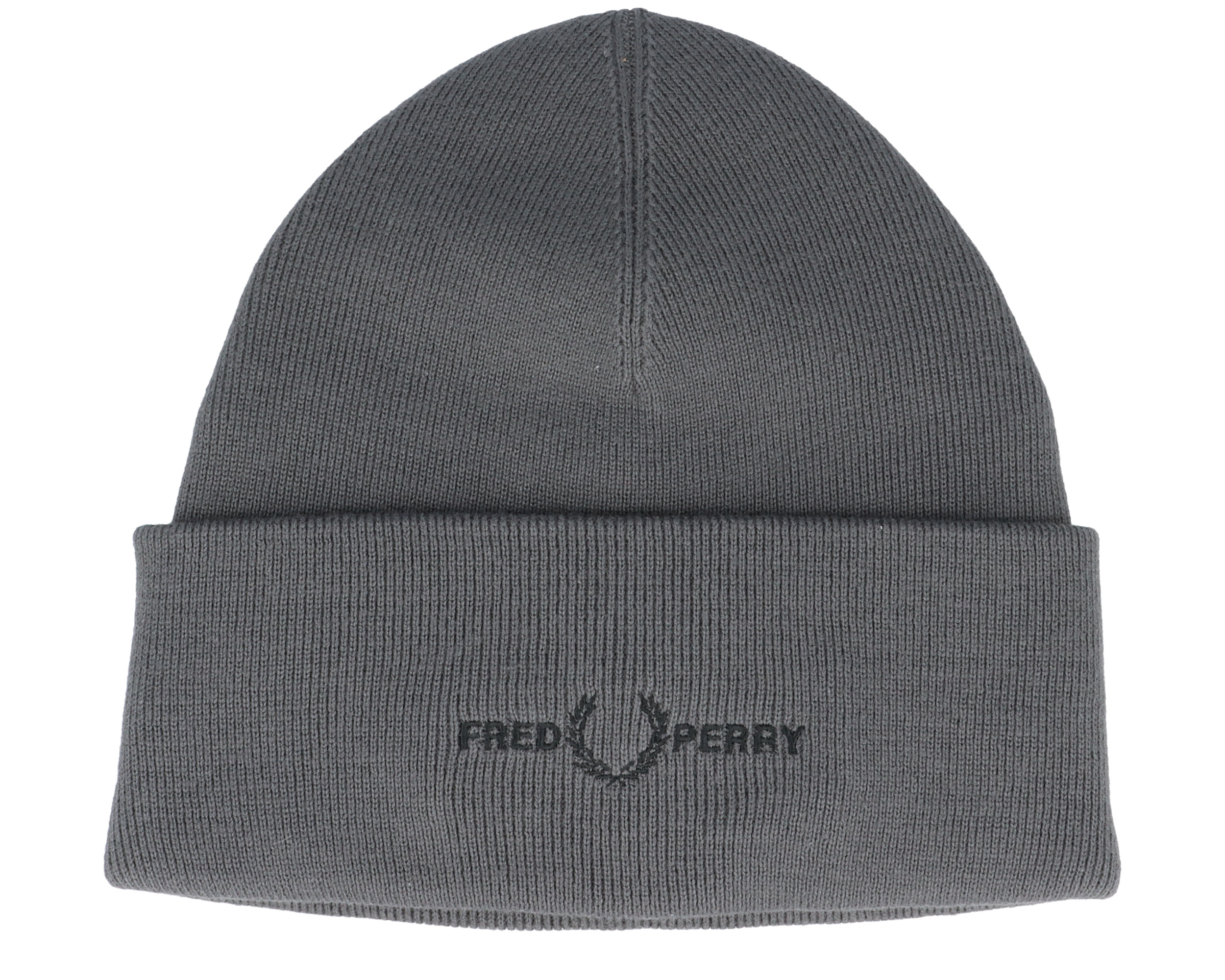 Graphic Beanie Gunmetal Cuff - Fred Perry | Hatstore.es