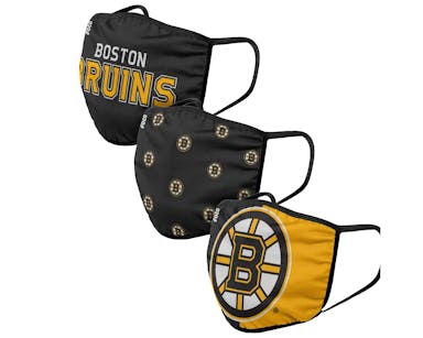 Boston Bruins 3-Pack NHL Black/Yellow Face Mask - Foco