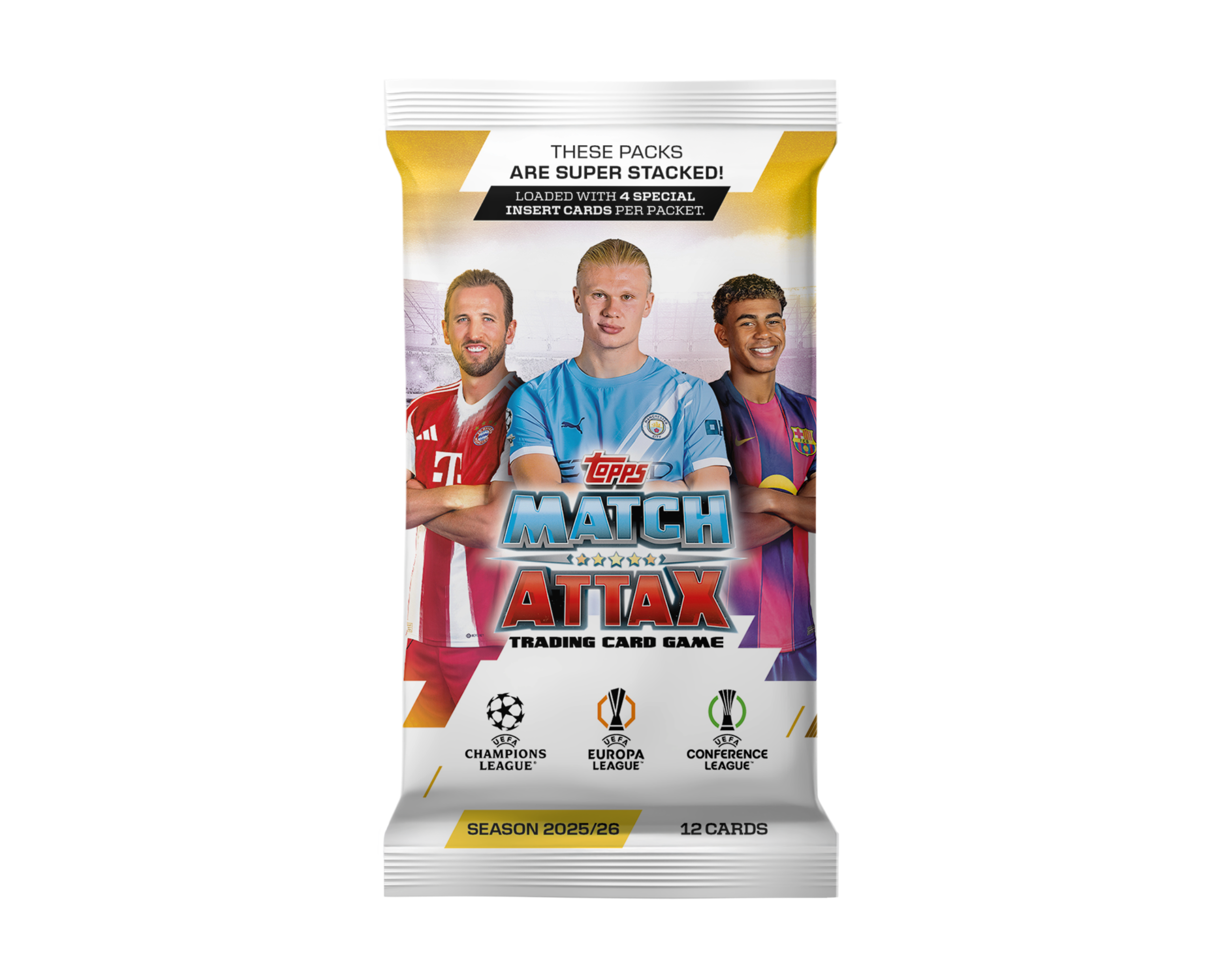 Match Attax Champions League 25/26 Card Pack (12 Cards