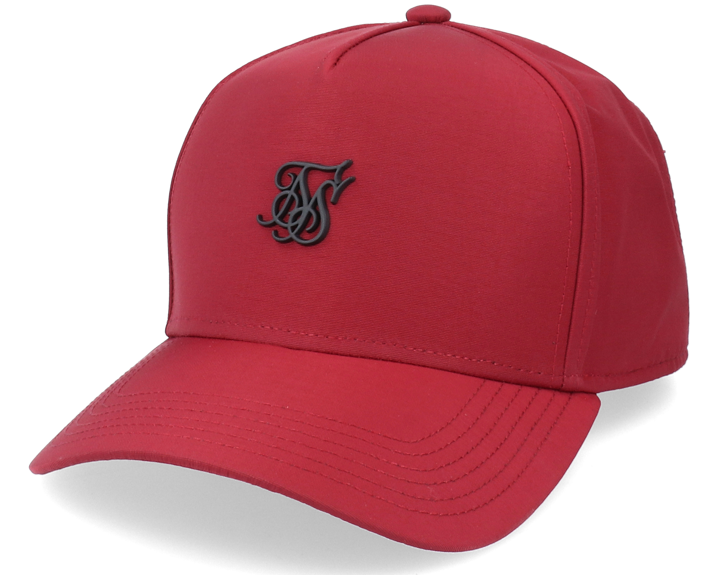 Nylon Full Trucker Red Adjustable - SikSilk cap | Hatstoreworld.com