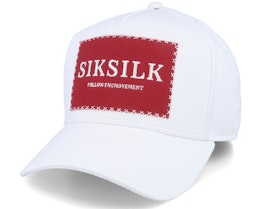 Vintage Cross Stitch White Adjustable - SikSilk