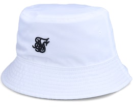 Reverse Aop Hat Black & White Bucket - SikSilk