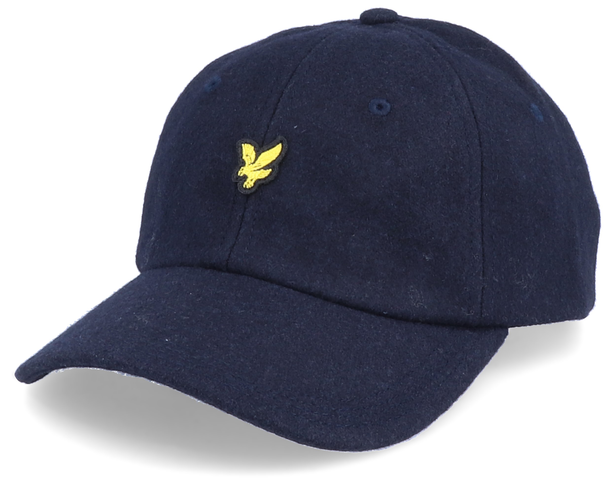 Wollen Cap Dark Navy Adjustable - Lyle & Scott keps - Hatstore.se