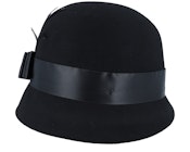 Womens Black Chloe Cloche