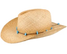 Calamity Cattleman Cowboy Straw Hat - Sur la tête