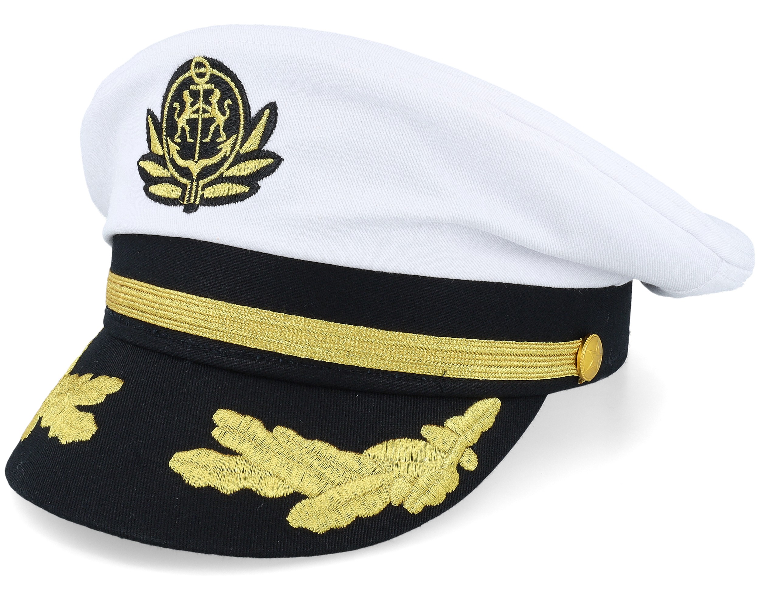 Yacht Captain's Hat White Vega Cap - Village Hats cap
