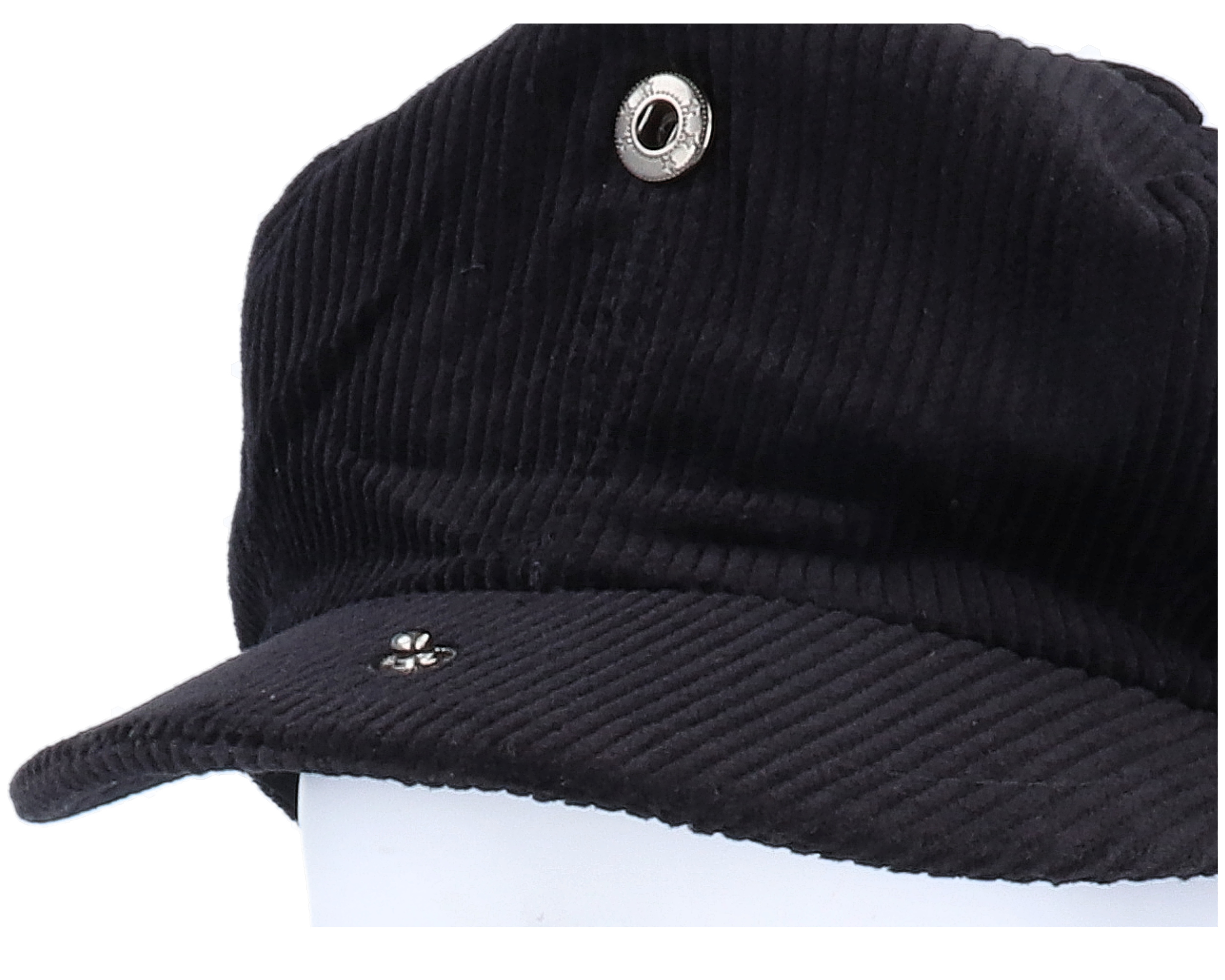 ささやん/CORDUROY NEWSBOY CAP XL ブラック SD Corduroy News Boy Cap - Official Store Limited : STANDARD