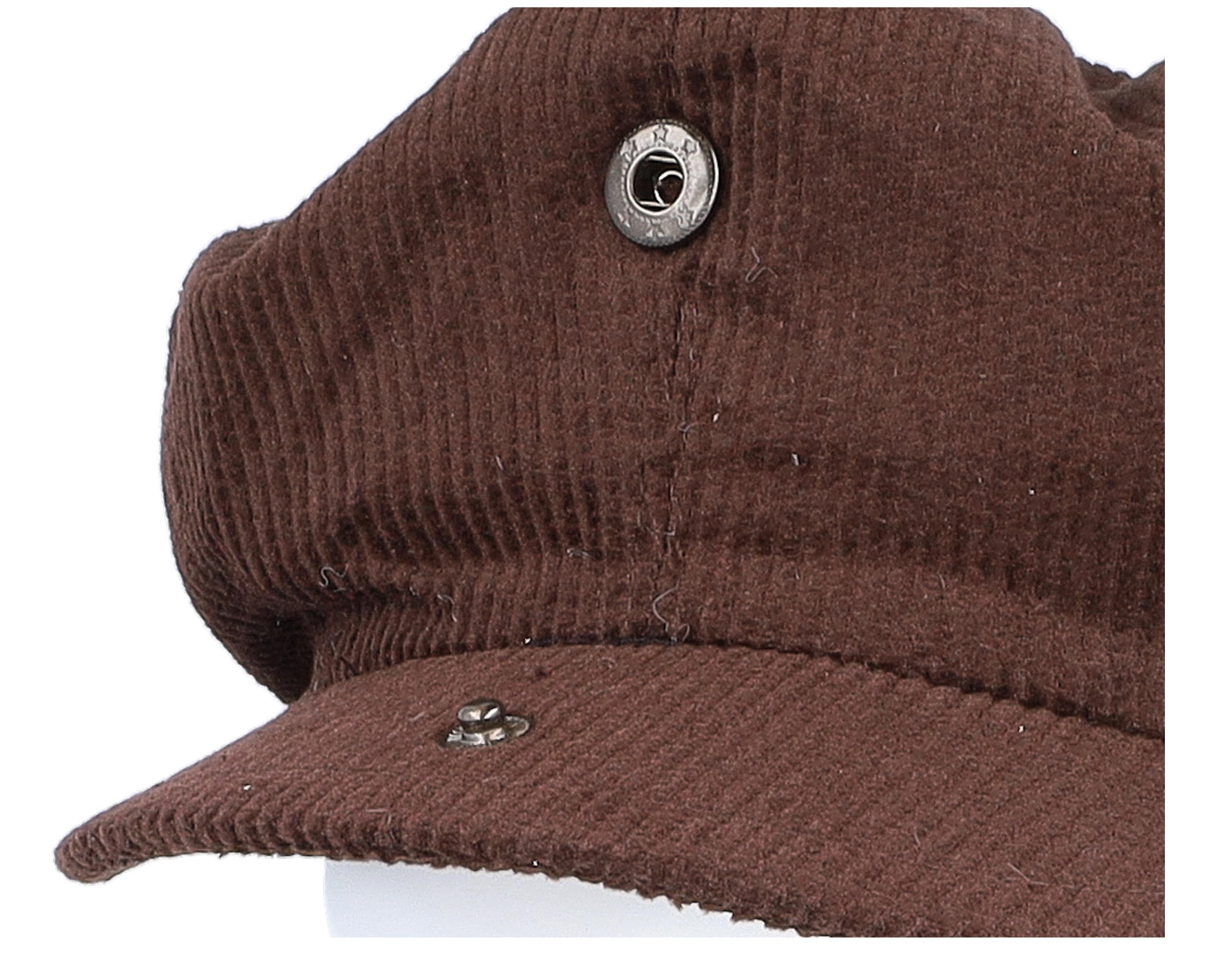 Flat cap - Jaxon Hats Corduroy Newsboy Cap (brown)