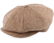 Gotham Newsboy Brown Flat Cap