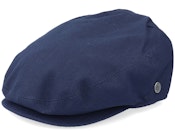 Cotton Navy Flat Cap