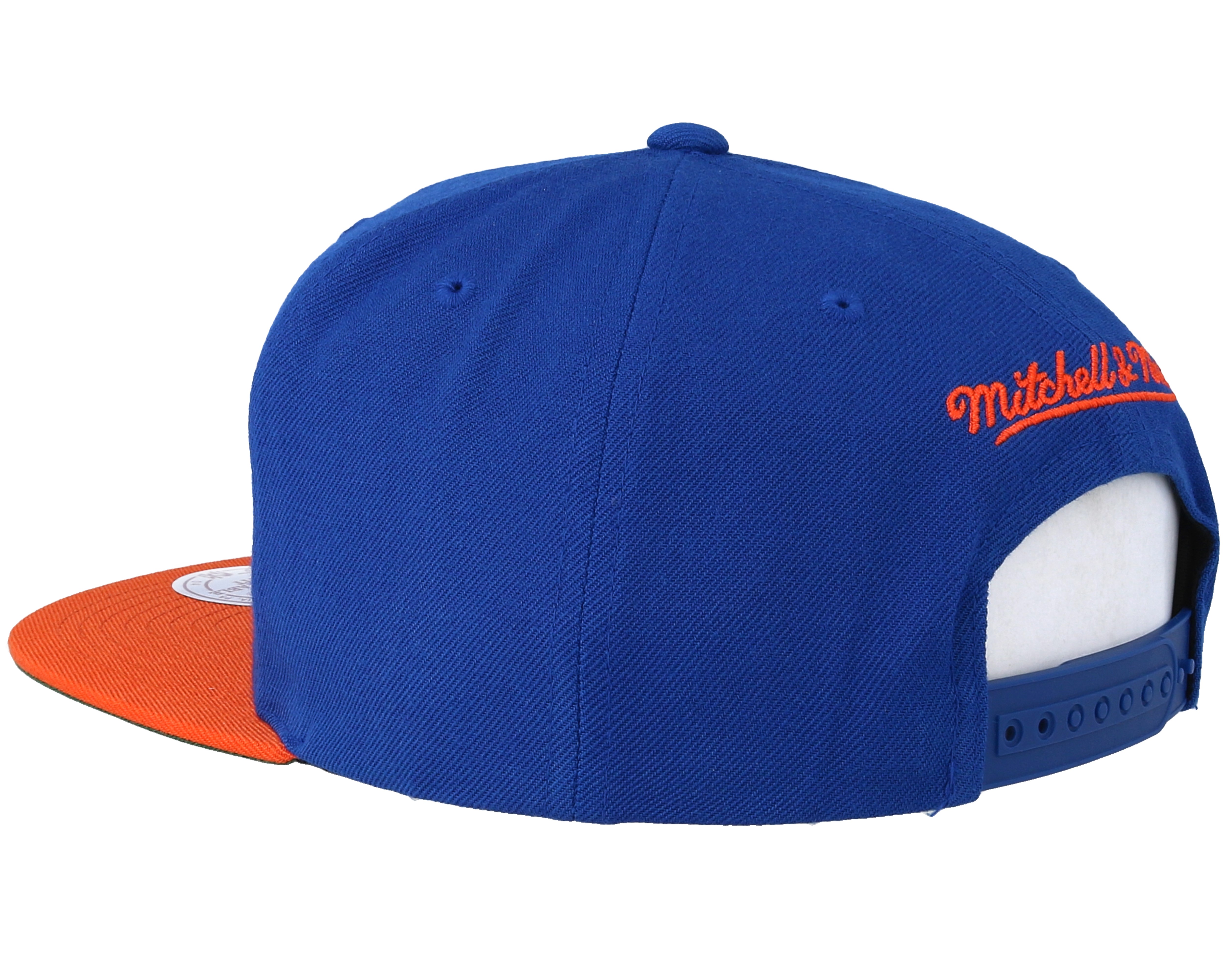 New York Knicks 2 Tone Blue/Orange Snapback - Mitchell & Ness cap 