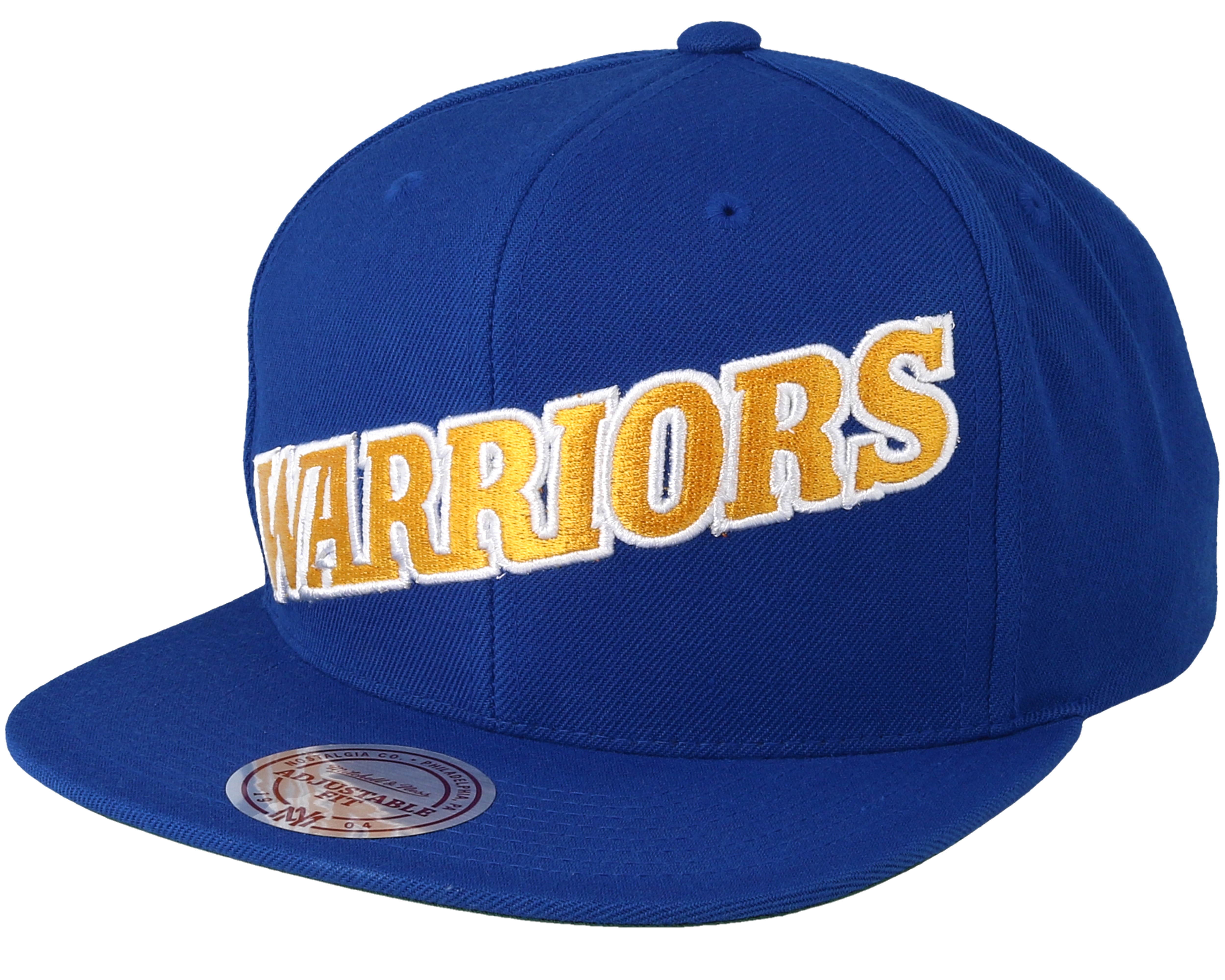 Mitchell & Ness Golden State Warriors STA3 Wool Snapback Cap Blue/Royal -  SS22 - US