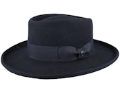 Gambler With Grosgrain Band Black Western