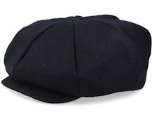 Big Apple Hat Black Flat Cap - Jaxon & James
