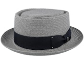 Toyo Braided Grey Pork Pie