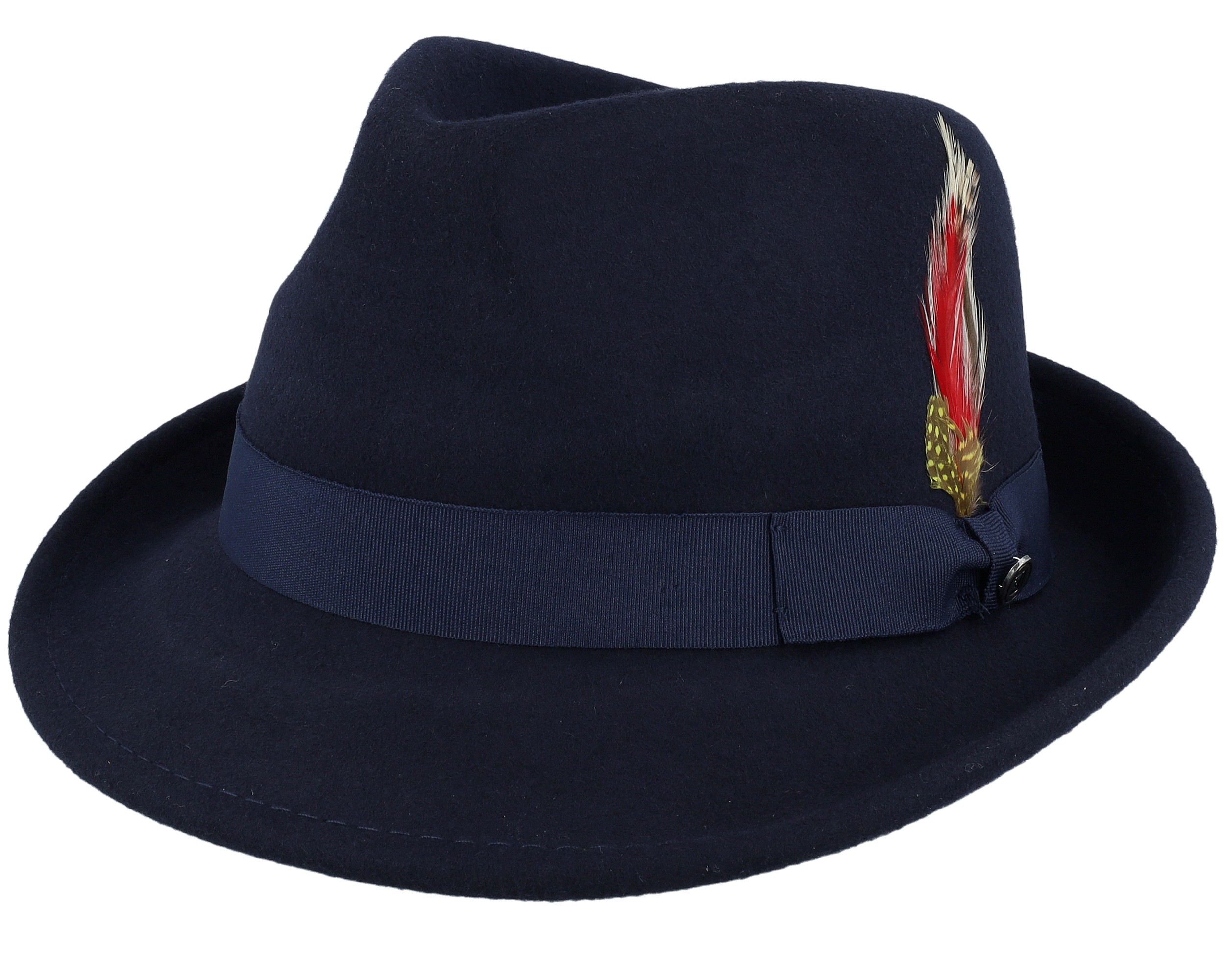 Detroit Hat Navy Blue Trilby