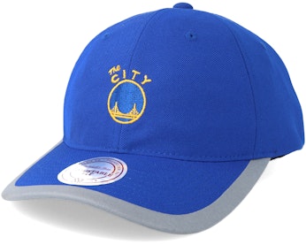 Golden State Warriors Running Reflective Trim Slouch Blue
