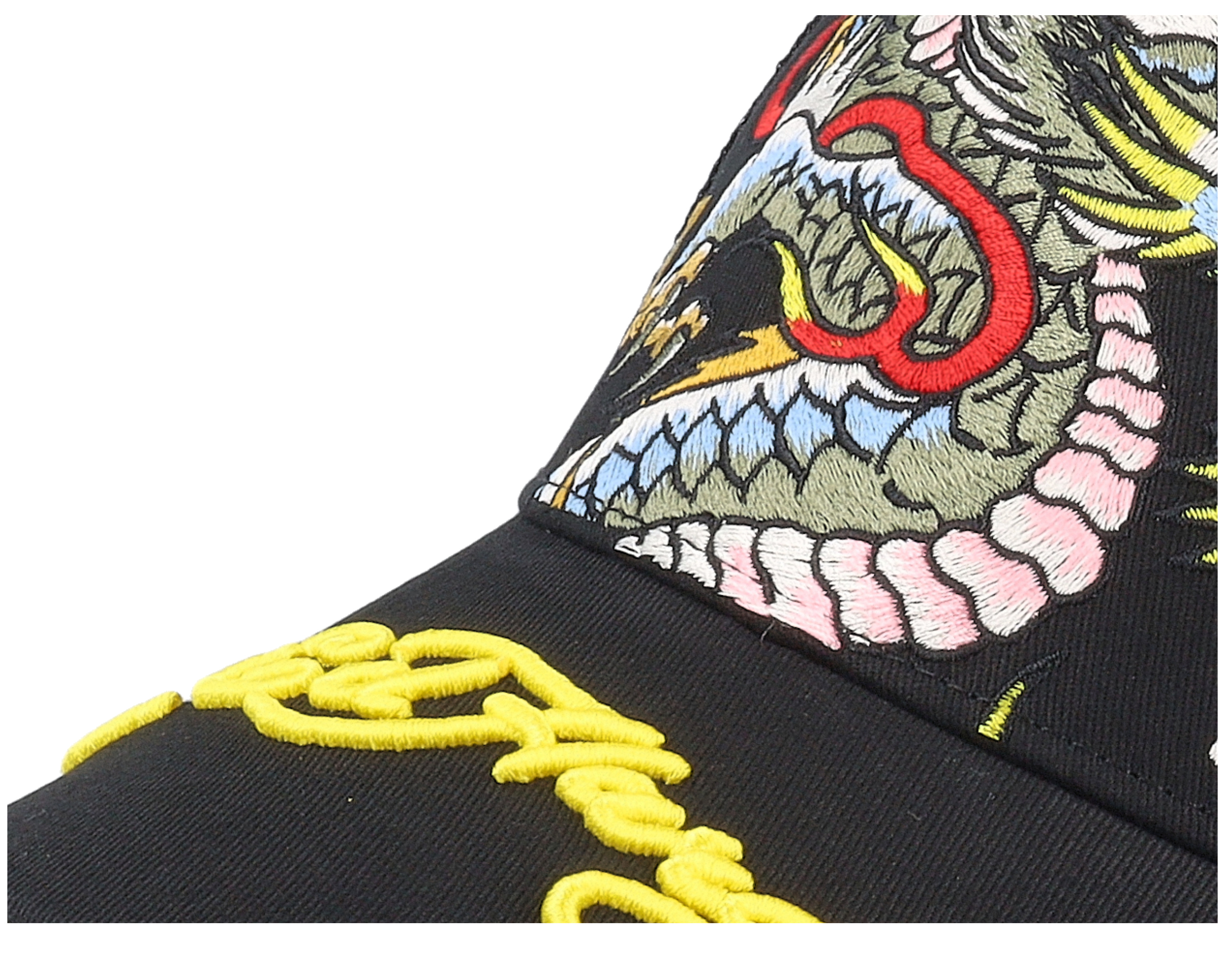 [Ed Hardy]* ドラゴン トラッカーキャップ Giant-dragon Black/Black Trucker - Ed Hardy | Hatstore.at