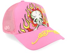 Hell-fire Pink/Pink Trucker - Ed Hardy
