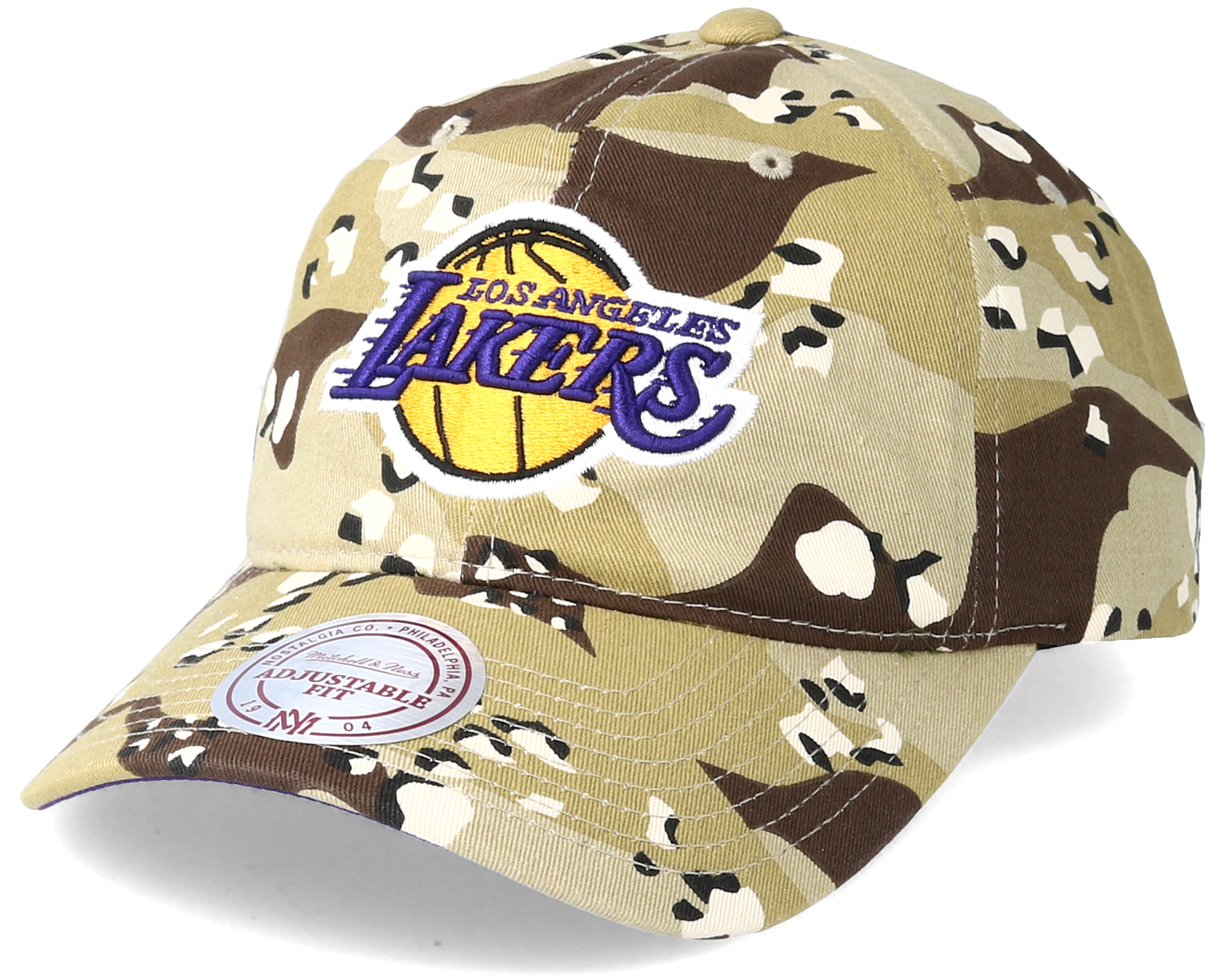 lakers camo cap