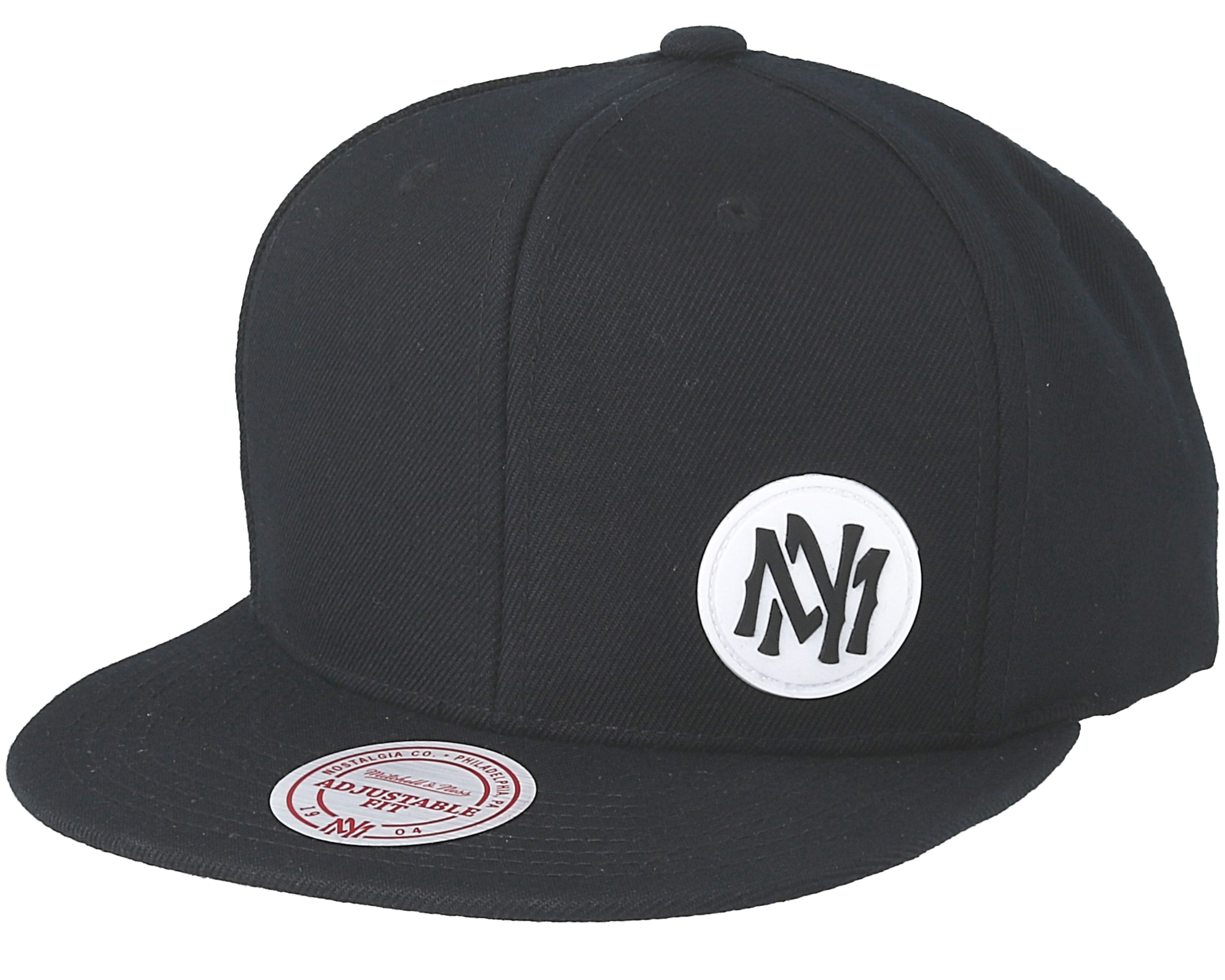 Little Logo Black Snapback - Mitchell & Ness cap | Hatstoreworld.com