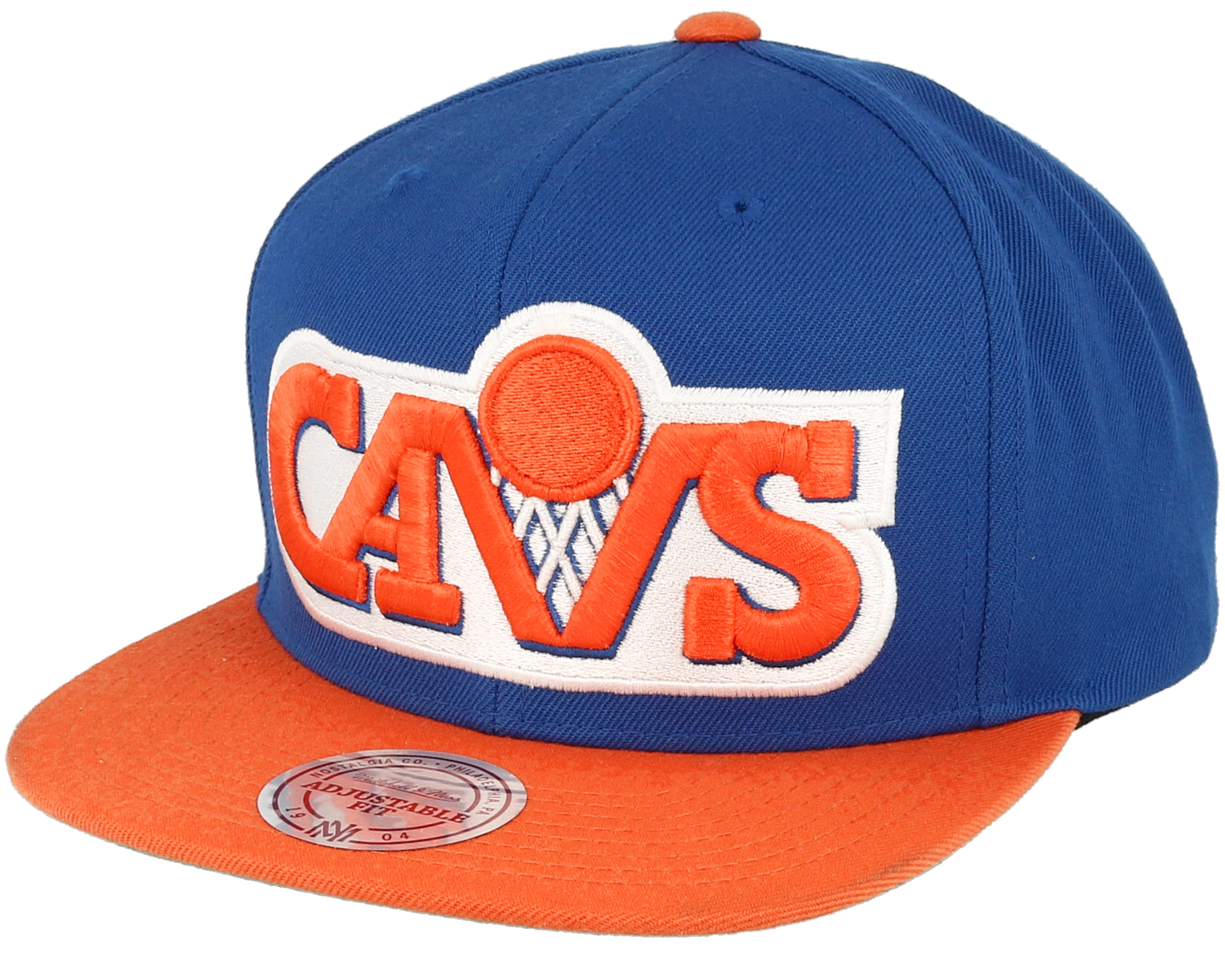 blue and orange cavs hat