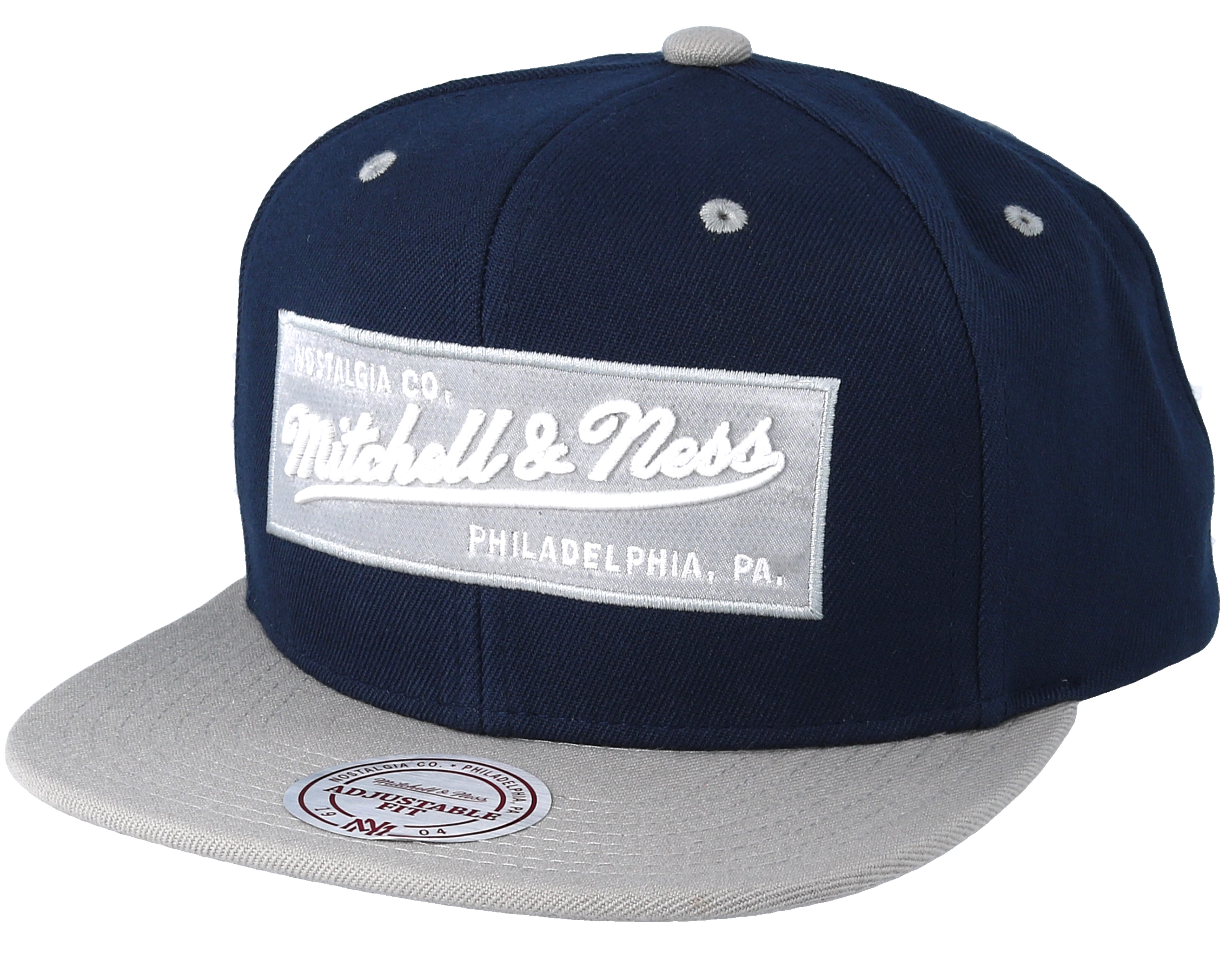 Mitchell & Ness 2 Tone Label Snapback Cap (041369)