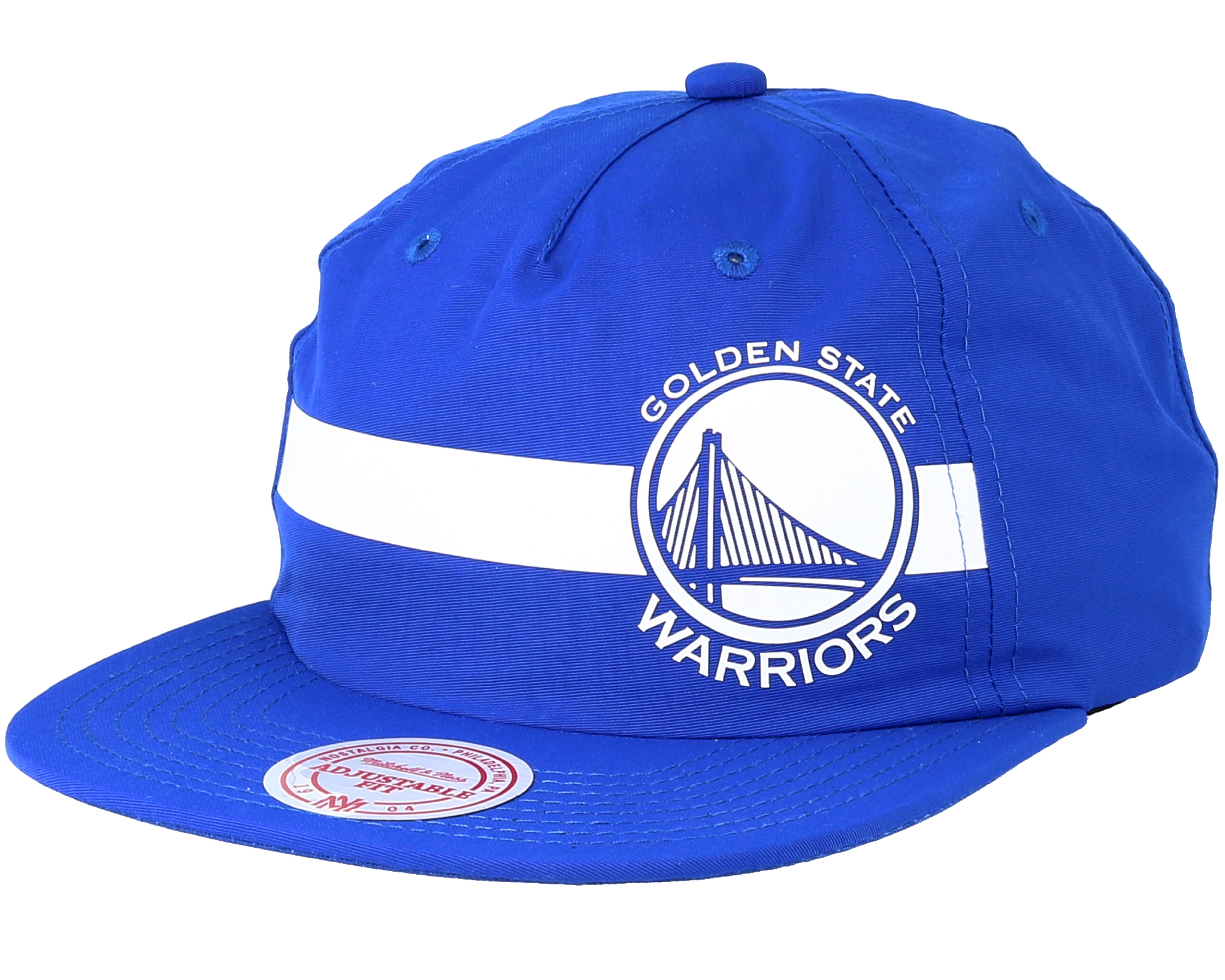 Golden State Warriors Reflective Strope Pinch Panel Blue Snapback