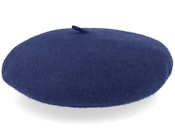 Kids Wool Beret Navy Blue Beret