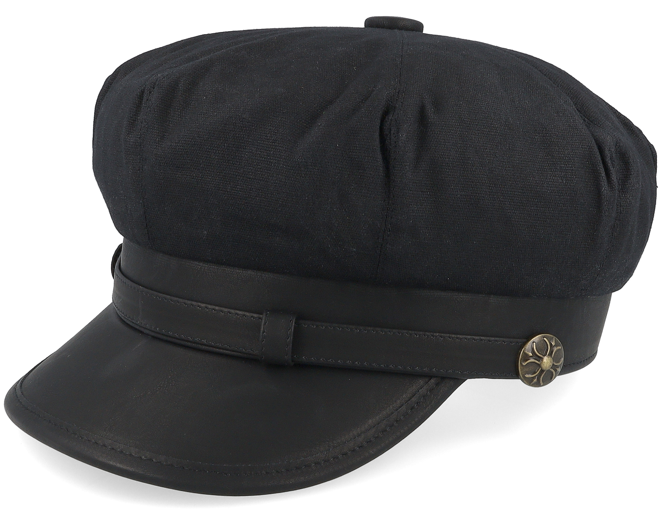 Fiddler Black Vega Cap Brixton Cap Hatstoreworld