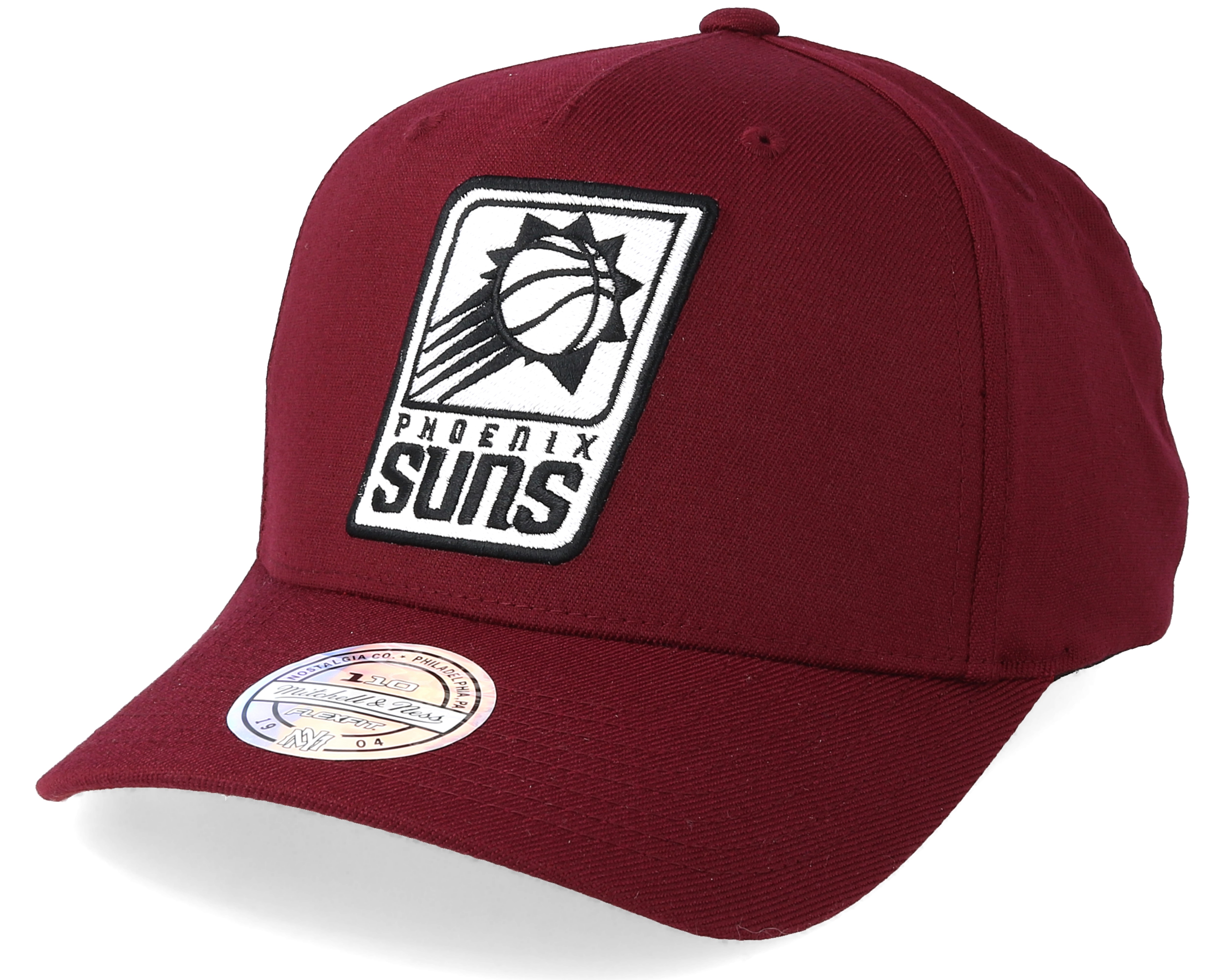 Phoenix Suns Outline Logo Burgundy 110 Adjustable | Hatstoreworld.com