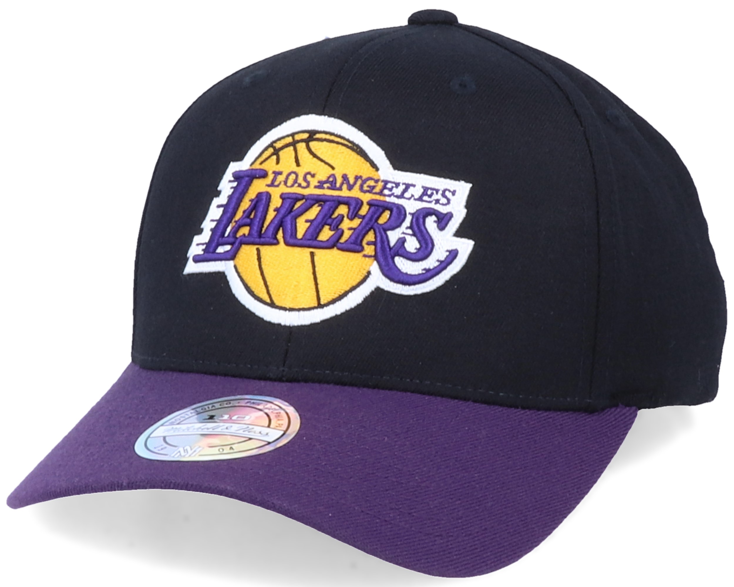 LA Lakers 2 Tone Black/Purple 110 Adjustable - Mitchell & Ness cap ...