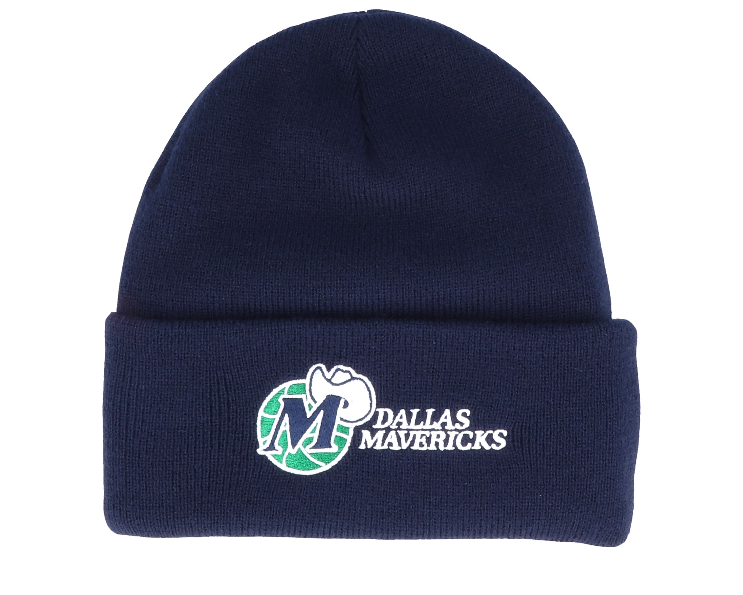 Dallas Mavericks Mitchell & Ness Cuffed Pom Knit Hat