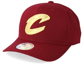 Cleveland Cavaliers Multi 110 Maroon/Gold Adjustable - Mitchell & Ness
