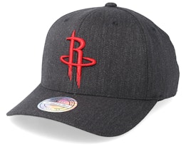 Houston Rockets Logo 110 Charcoal Adjustable - Mitchell & Ness
