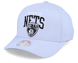 Brooklyn Nets Team Arch Grey 110 Adjustable - Mitchell & Ness