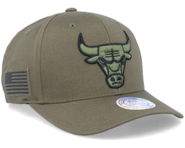 Hatstore Exclusive Chicago Bulls Veterans Olive - Mitchell & Ness
