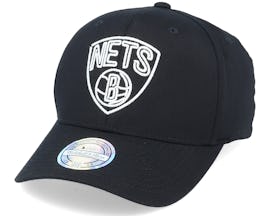 Brooklyn Nets Neon Lights Black 110 Adjustable - Mitchell & Ness